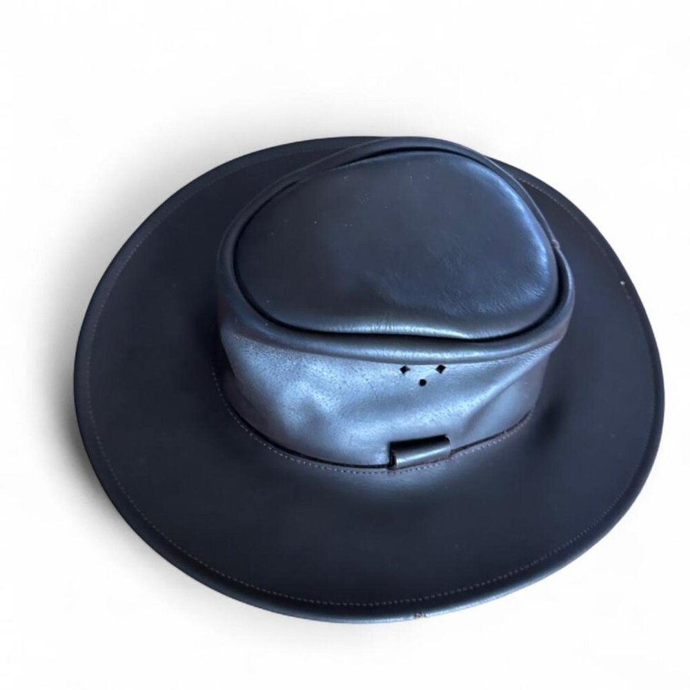 Kakadu Traders Leather Hat Size Medium